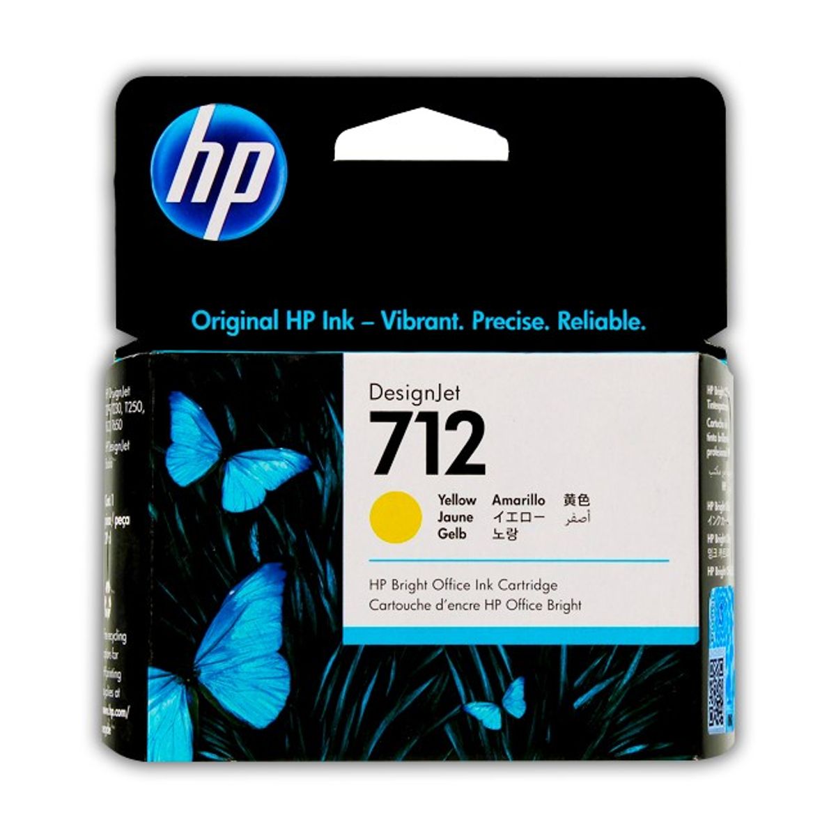 HP - Cartucho de Tinta HP 712 Amarillo 29 ml DesignJet Original HP