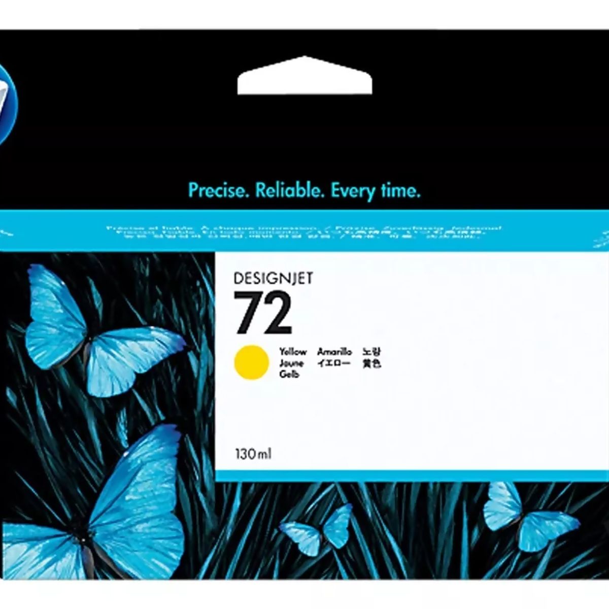 HP - Cartucho de Tinta HP 72 Amarillo 130 ml DesignJet Original HP