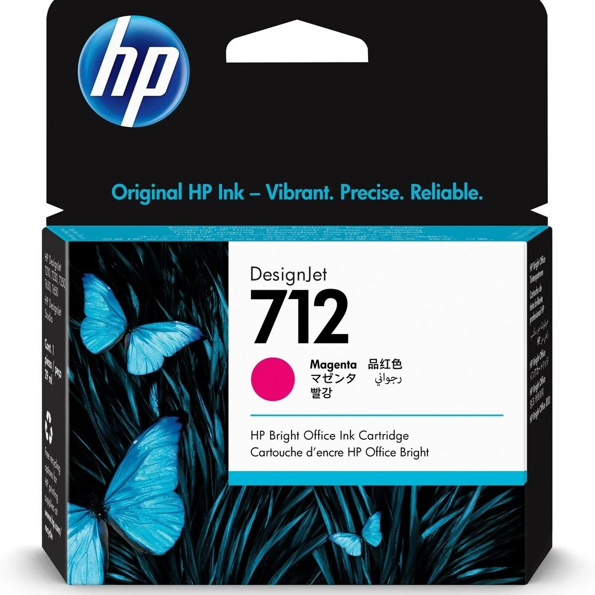 HP - Cartucho de Tinta HP 712 DesignJet Magenta de 29 ml Original HP
