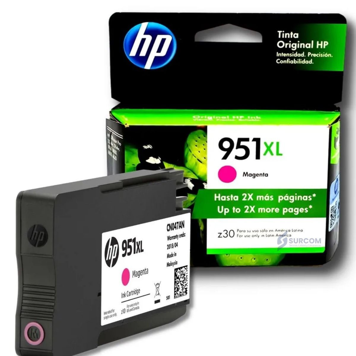 HP - Cartucho de Tinta HP 951XL 1500 páginas Magenta Original HP