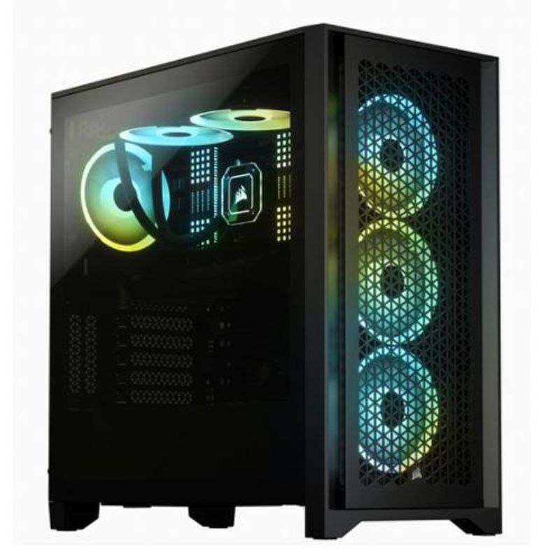 CORSAIR - Gabinete Gamer Corsair 4000D Airflow Mid Tower iCUE