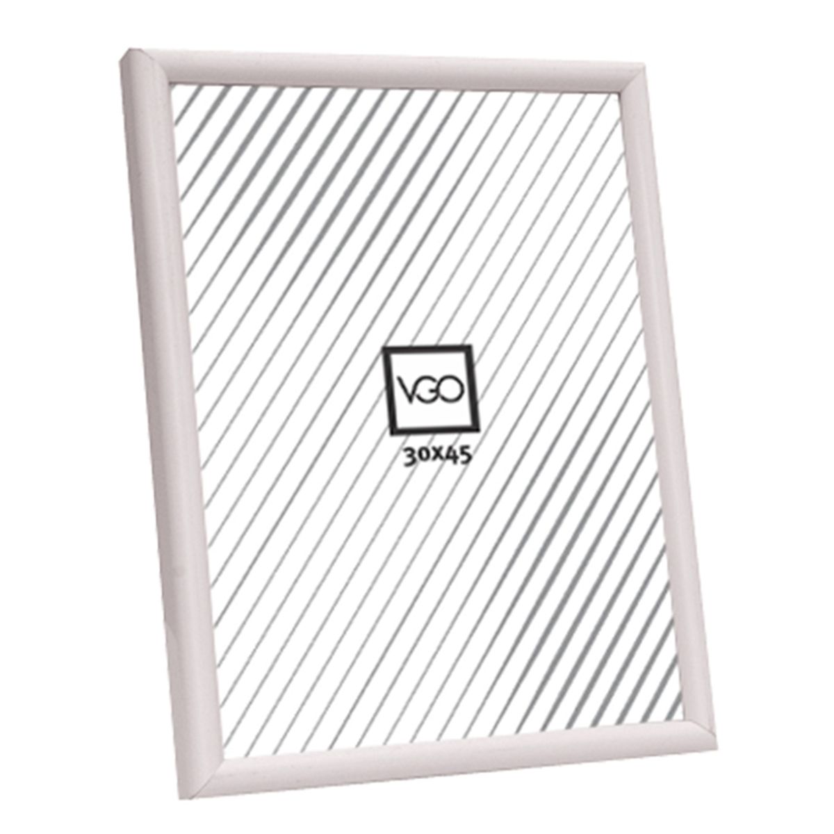 VGO - Marco 40X50 Plastico Color blanco
