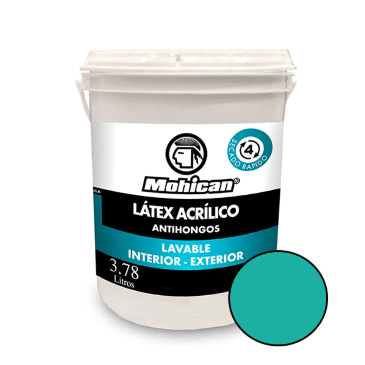 MOHICAN - LATEX ACRILICO ANTIHONGOS 1 GALON CALIPSO