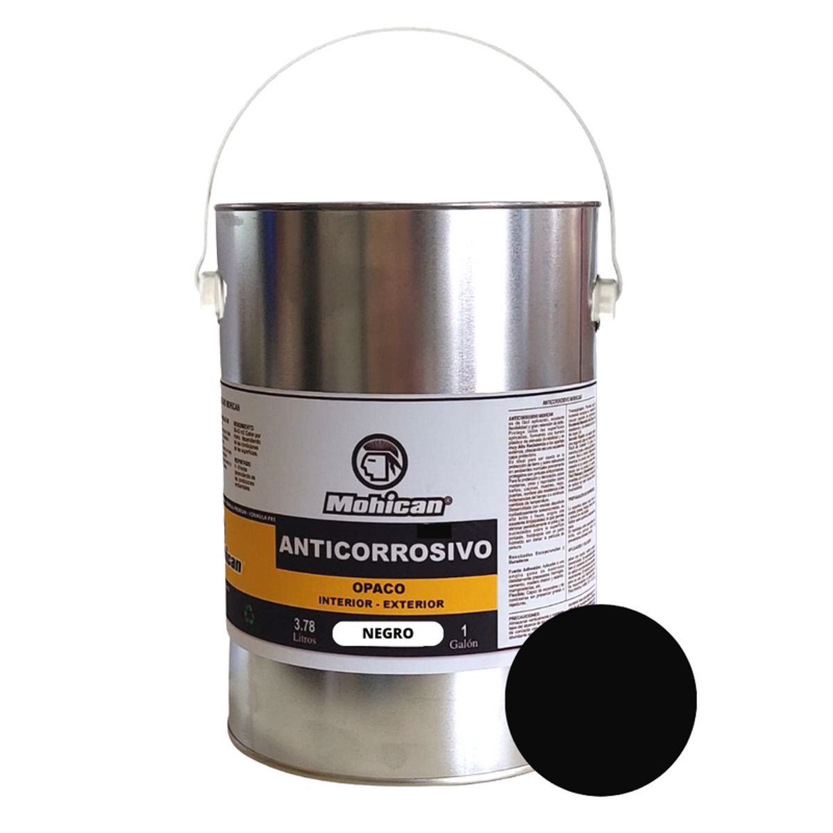 MOHICAN - ANTICORROSIVO 1 GALON NEGRO