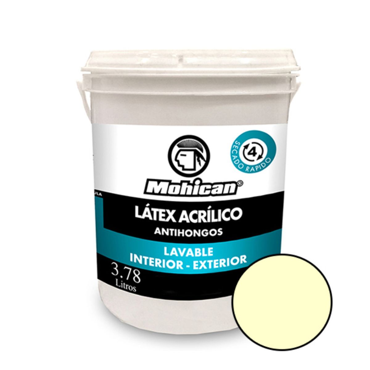 MOHICAN - LATEX ACRILICO ANTIHONGOS 1 GALON MARFIL
