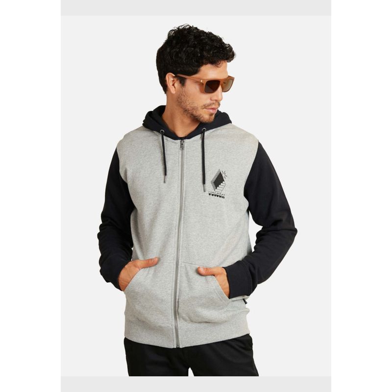 VOLCOM - Poleron Rebel Rhythm Negro Hombre Volcom.