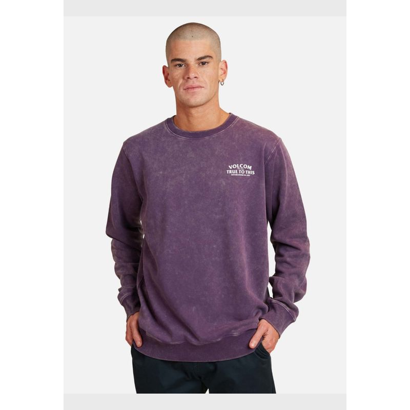VOLCOM - Poleron Luminous Luxe Morado Hombre