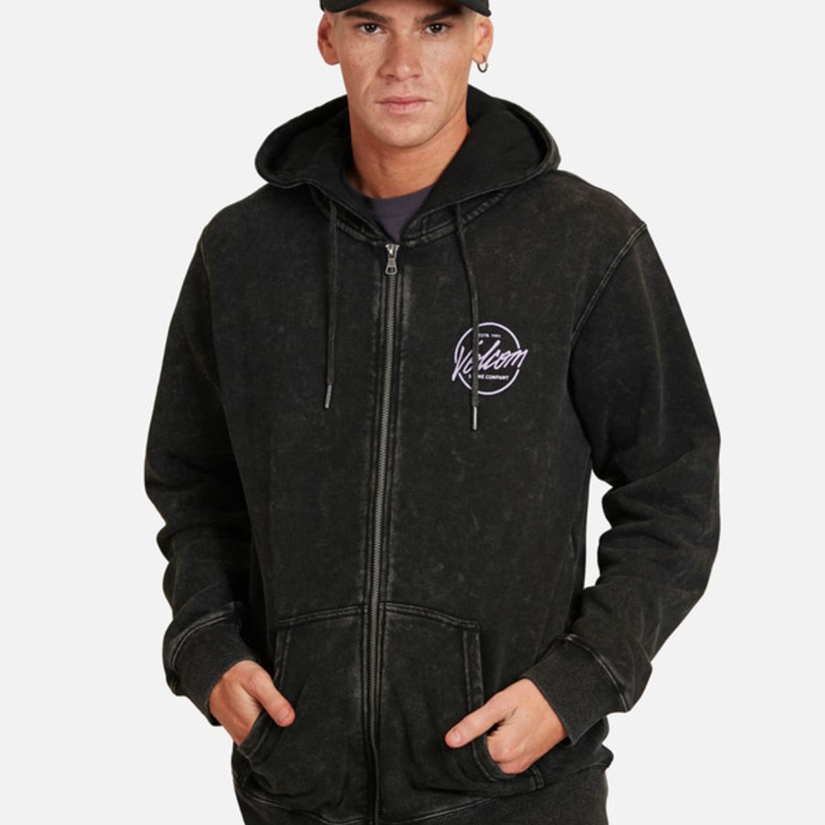 VOLCOM - Poleron Mirage Melody Negro Hombre