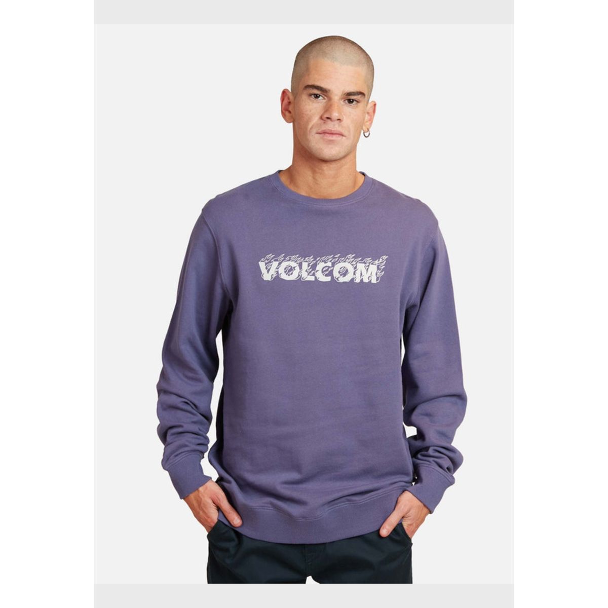 VOLCOM - Poleron Opulent Oasis Morado Hombre.