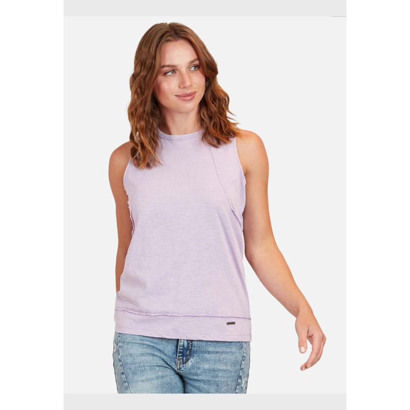 MAUI AND SONS - Polera Lila Tank Mujer Morado