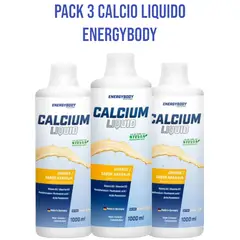 ENERGY BODY - PACK 3 CALCIO LIQUIDO SABOR NARANJA ENERGYBODY 3 LITROS TOTAL