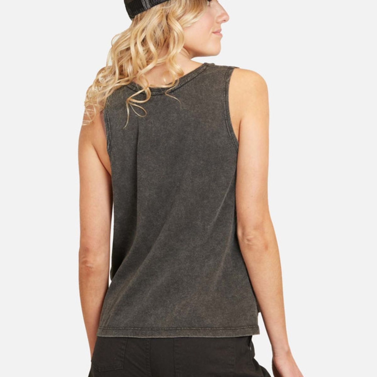 MAUI AND SONS - Polera Rainbow Skull Mujer Negro