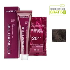 MONTIBELLO - Tintura Permanente Cromatone 7.36 Rubio Dorado Marrón+ Oxidante