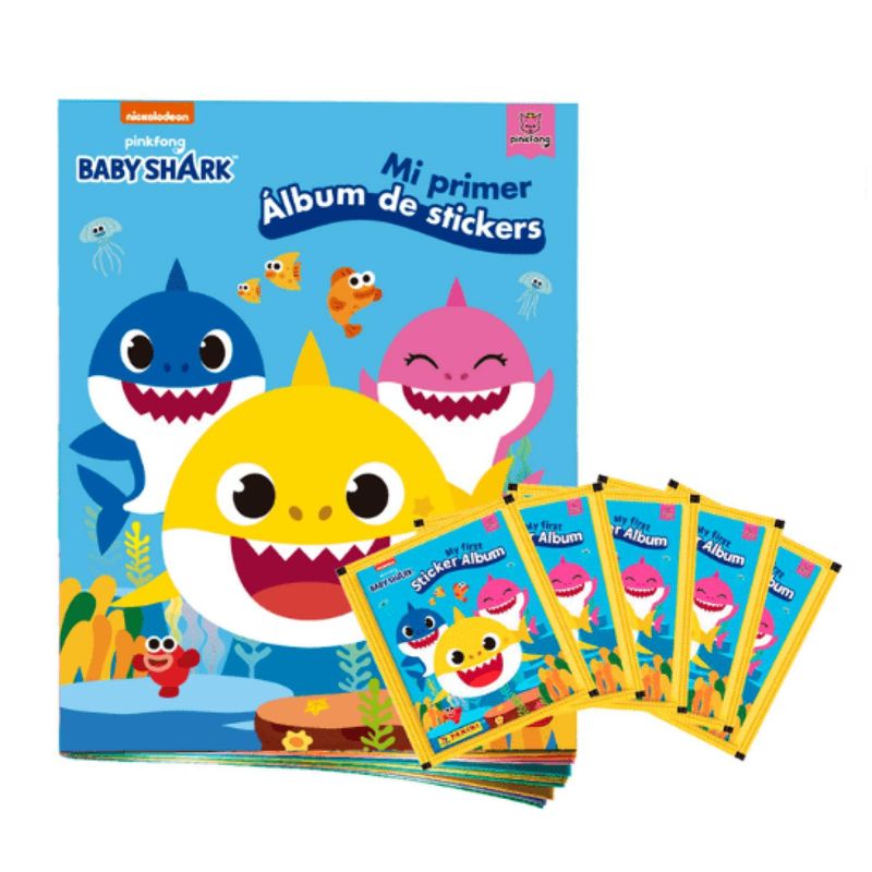 PANINI CHILE - BABY SHARK (ÁLBUM TAPA BLANDA + 50 SOBRES)
