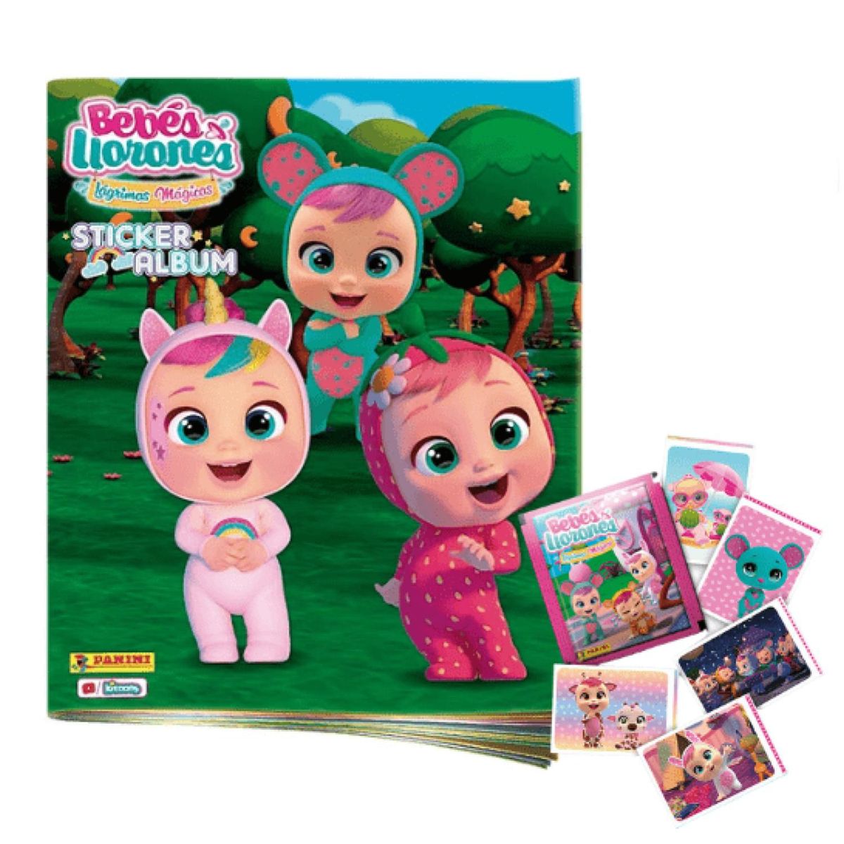 PANINI EDICIONES - BEBES LLORONES 2 (ÁLBUM TAPA BLANDA + 50 SOBRES)