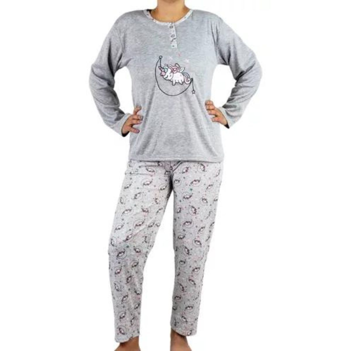 LOOK SHOP - Pijama Franela Mujer Invierno 504
