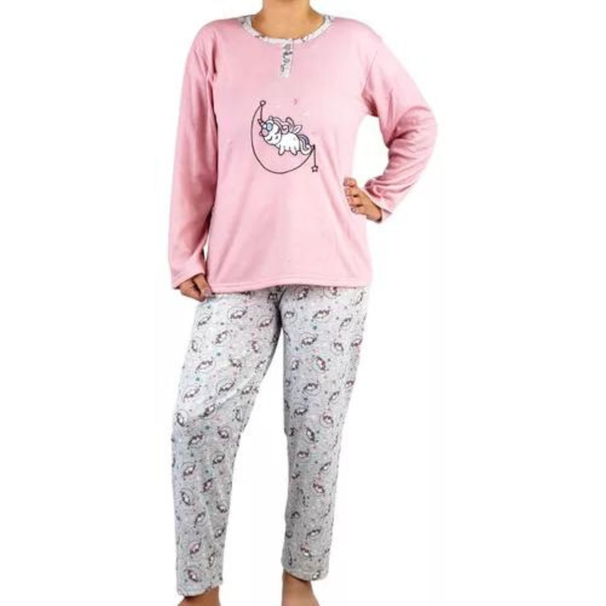 LOOK SHOP - Pijama Franela Mujer Invierno 504