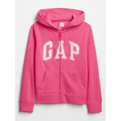 GAP - Poleron Logo Con Cierre Rosa