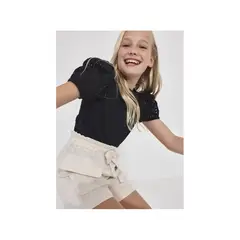 MAYORAL - Short con lino para chica