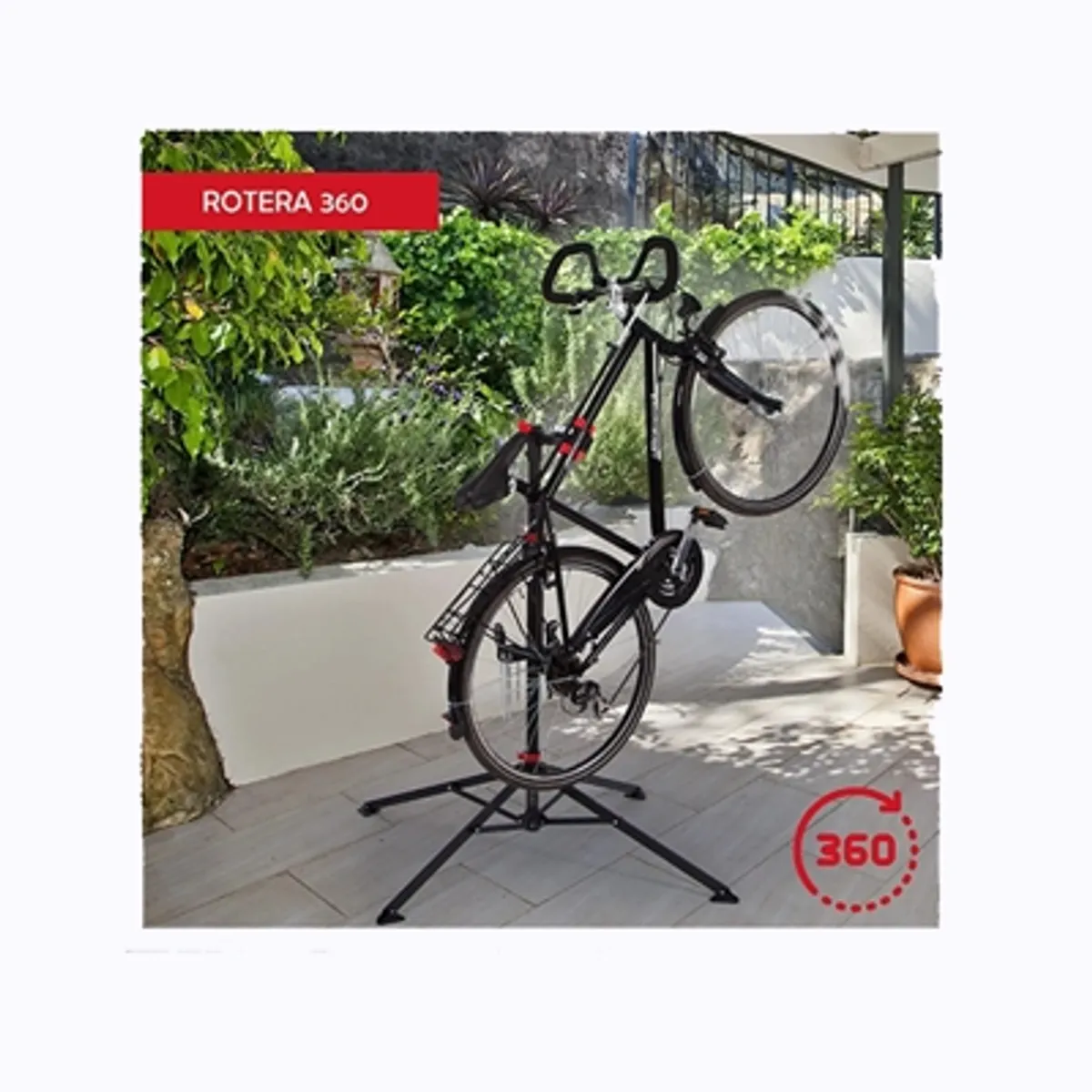 GENERICO - Atril Soporte Mantención Bicicletas Ajustable Plegable