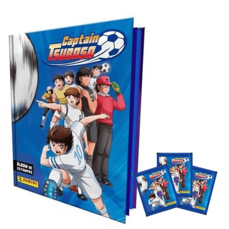 PANINI EDICIONES - CAPTAIN TSUBASA (ÁLBUM TAPA DURA + 50 SOBRES)