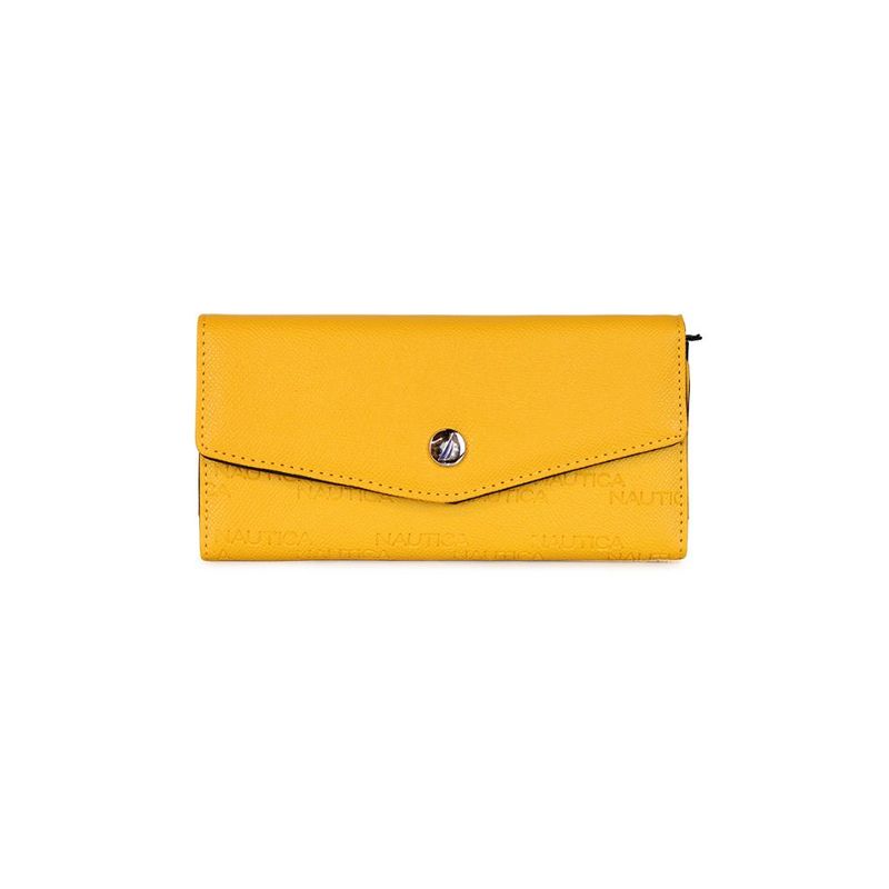 NAUTICA - Billetera de mujer Sunset amarillo NAUTICA