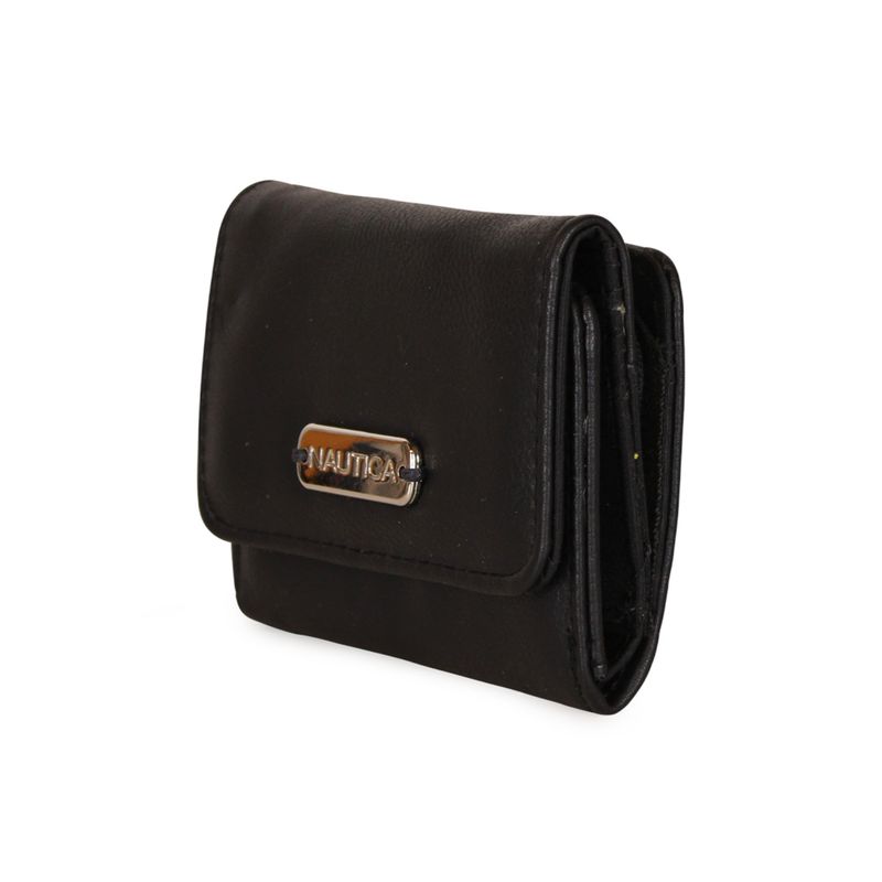 NAUTICA - Billetera de mujer Sidney negra NAUTICA