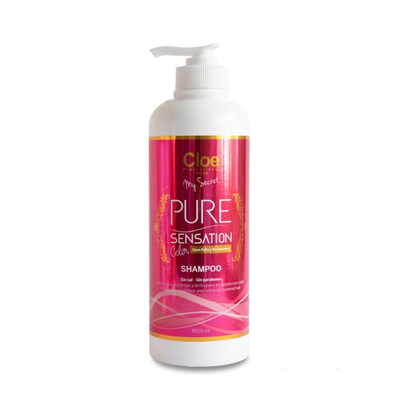 CLOE - Shampoo para cabellos con color Pure Sensation Color 1000 ML.