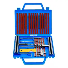 ESHOPANGIE - Kit 27 Piezas Reparación Pinchazos Neumático Emergencia Auto
