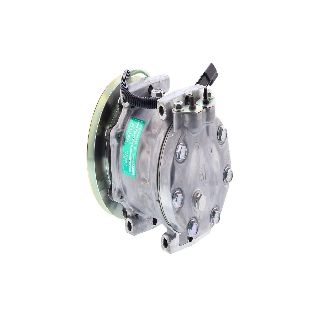 SANDEN - COMPRESOR DE AC 7H13 1B 24V 146MM KOMATSU 8948 7360 SANDEN