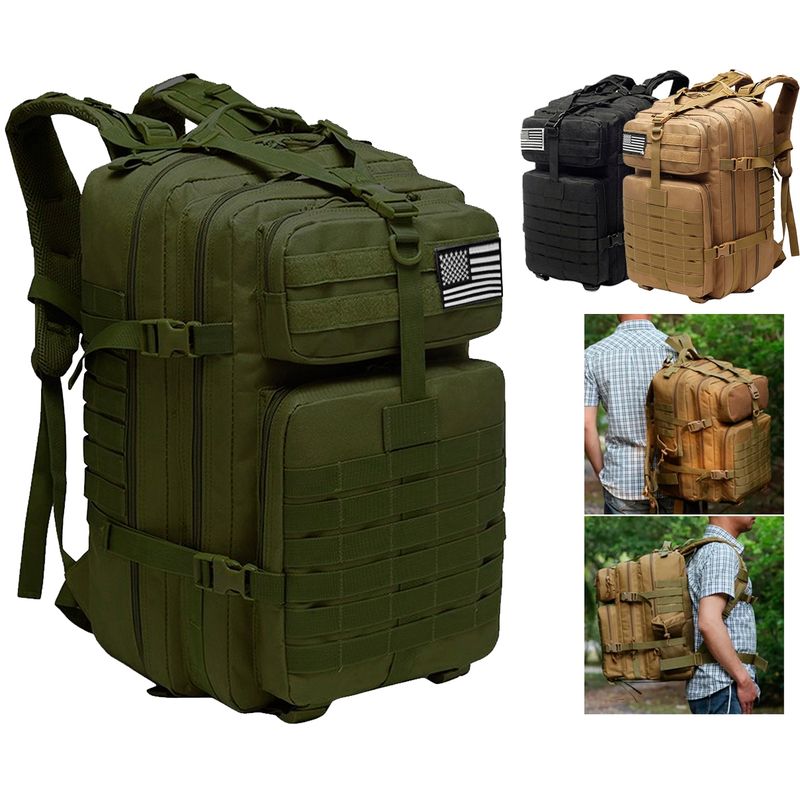 GENERICO - Bolso Militar Mochila Tactica Militar Outdoor 40 Lt