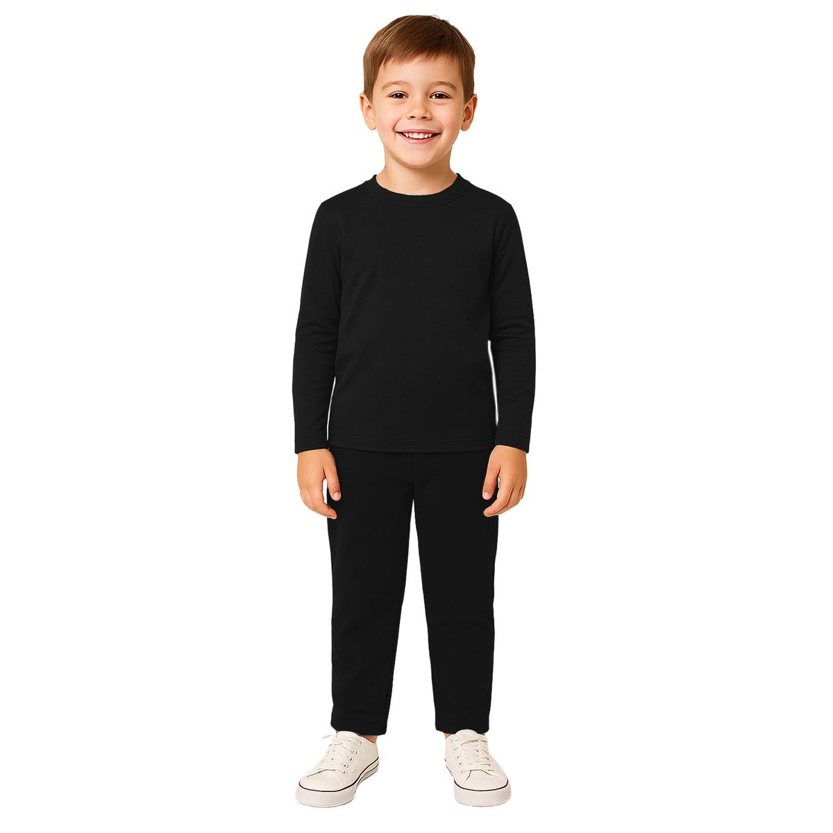 ANDESLAND OUTDOOR APPAREL - Conjunto Micropolar Primera Capa Blanford Niños