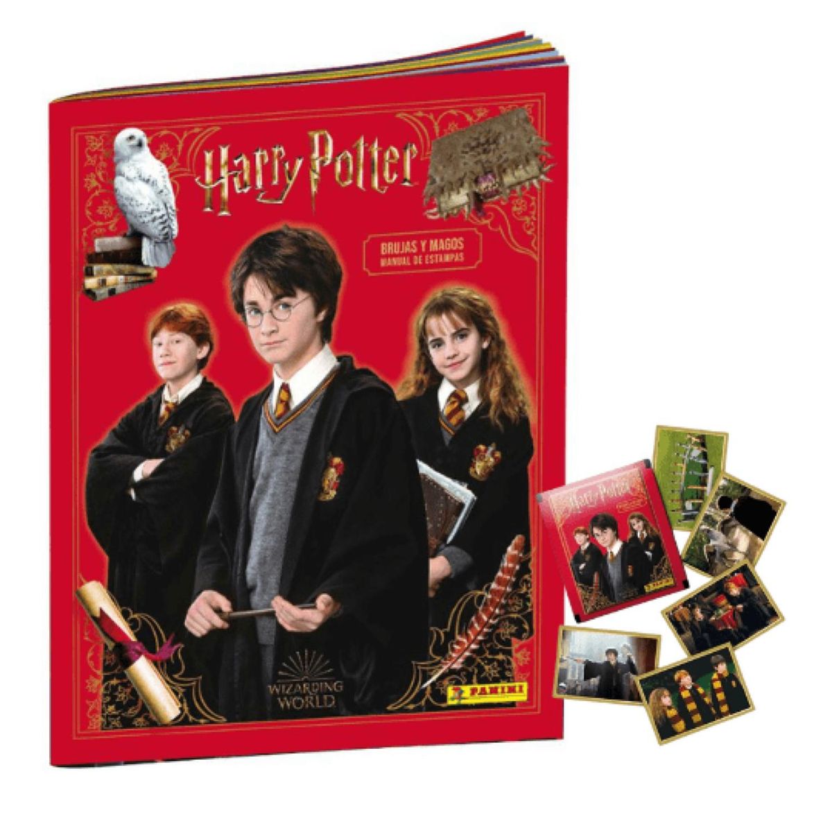 PANINI EDICIONES - HARRY POTTER MAGOS Y BRUJAS (ALBUM TAPA BLANDA + 25 SOBRES )
