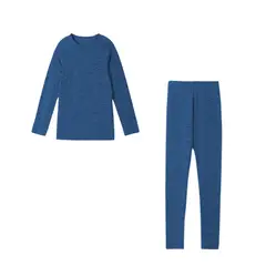ANDESLAND OUTDOOR APPAREL - Conjunto Micropolar I Capa Blanford Azul Niños.-