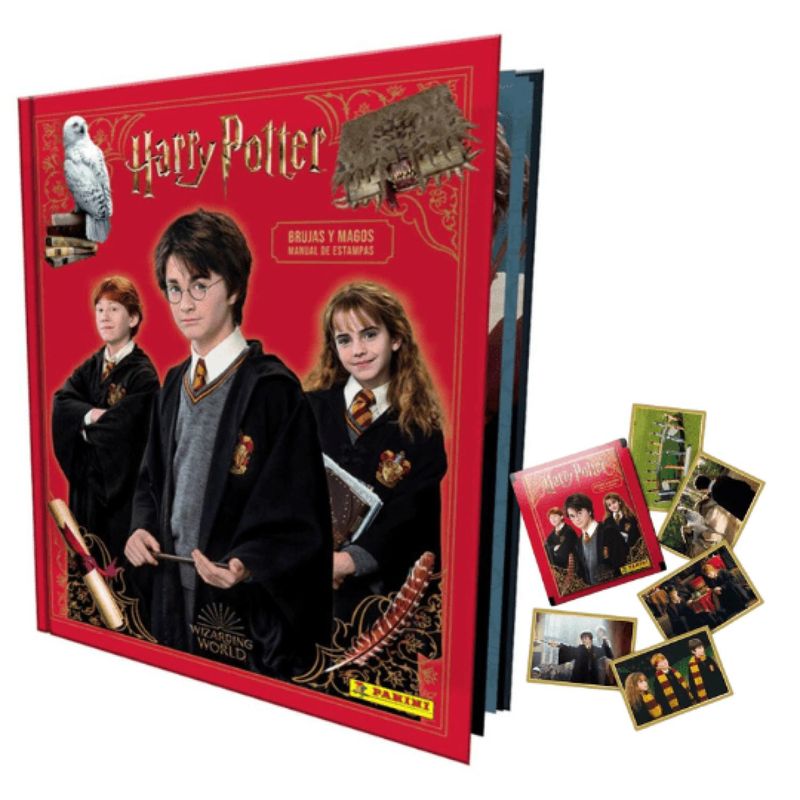 PANINI EDICIONES - HARRY POTTER MAGOS Y BRUJAS (INCLUYE 1 ÁLBUM TAPA DURA + 25 SOBRES)