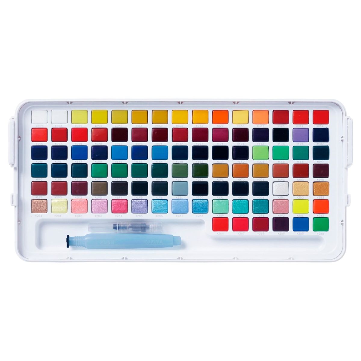 SAKURA - Acuarelas Sakura Koi en Pastilla - Set 96 Colores