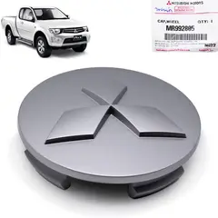 GENERICO - Tapa Rueda Central Mitsubishi L200 60 Mm Plata