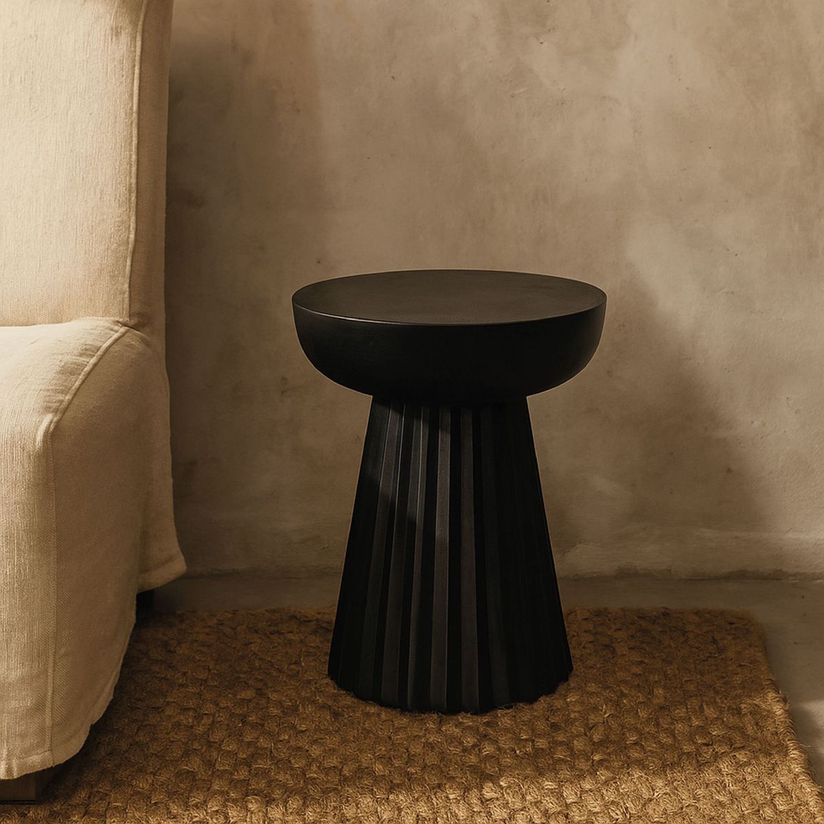 MILK - Mesa Lateral Bath Negro