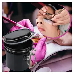 GENERICO - Contenedor Hermético para Pegamento de uñas y pestañas