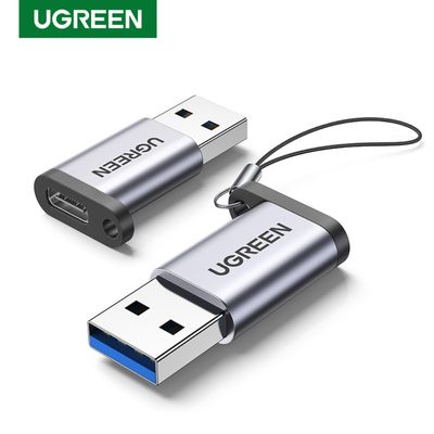Imagen 2 del producto Adaptador M/H Usb-A 3.0 / In Usb-C 3.1 Aluminio Silver Us276