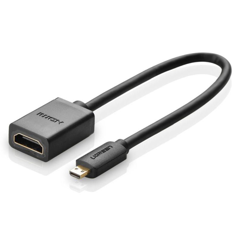 UGREEN - Cable Adaptador Micro-Hdmi / Hdmi H 20cm Negro Ugreen 20134
