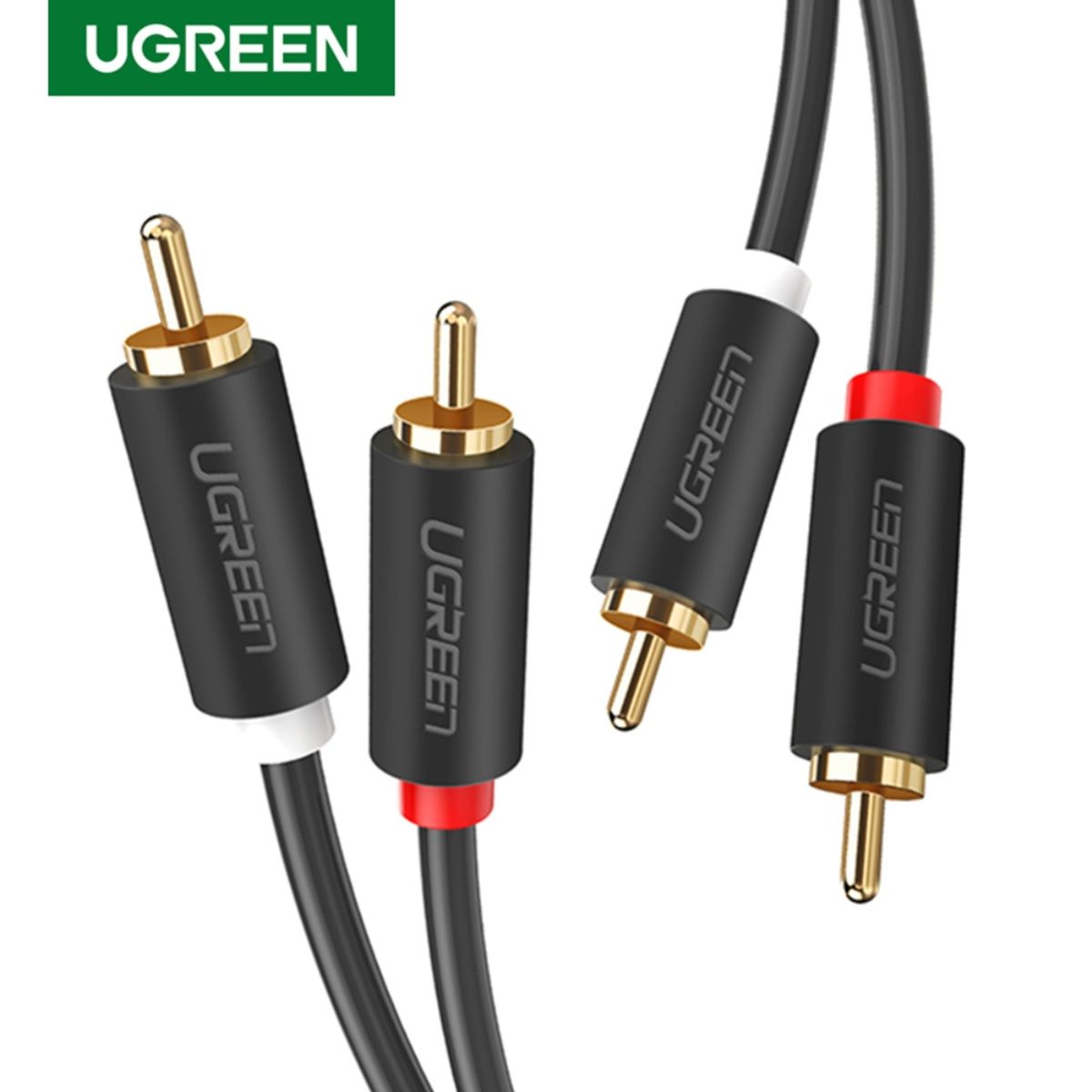 UGREEN - Cable De Audio M/M 2rca/2rca 1.5m Negro Ugreen Av104