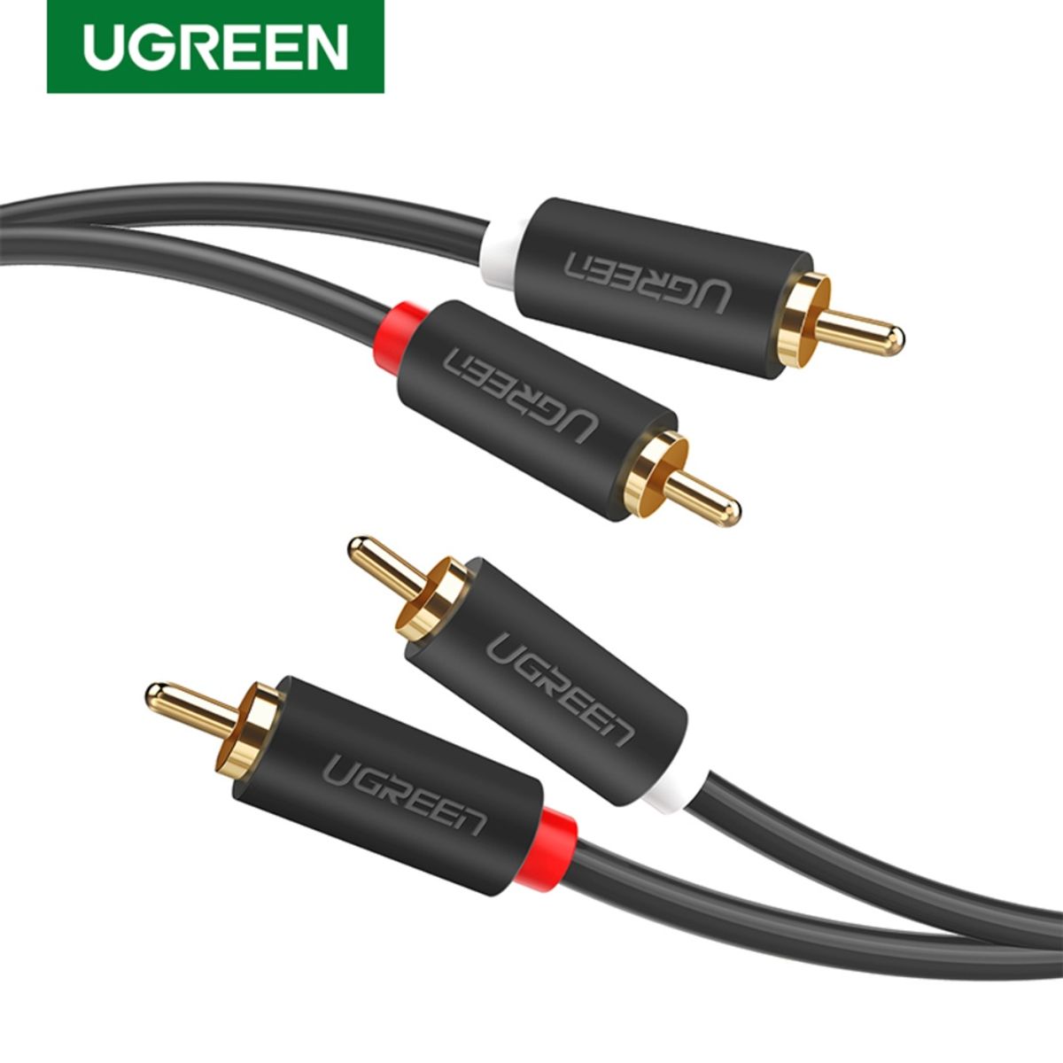 UGREEN - Cable De Audio M/M 2rca/2rca 1.5m Negro Ugreen Av104