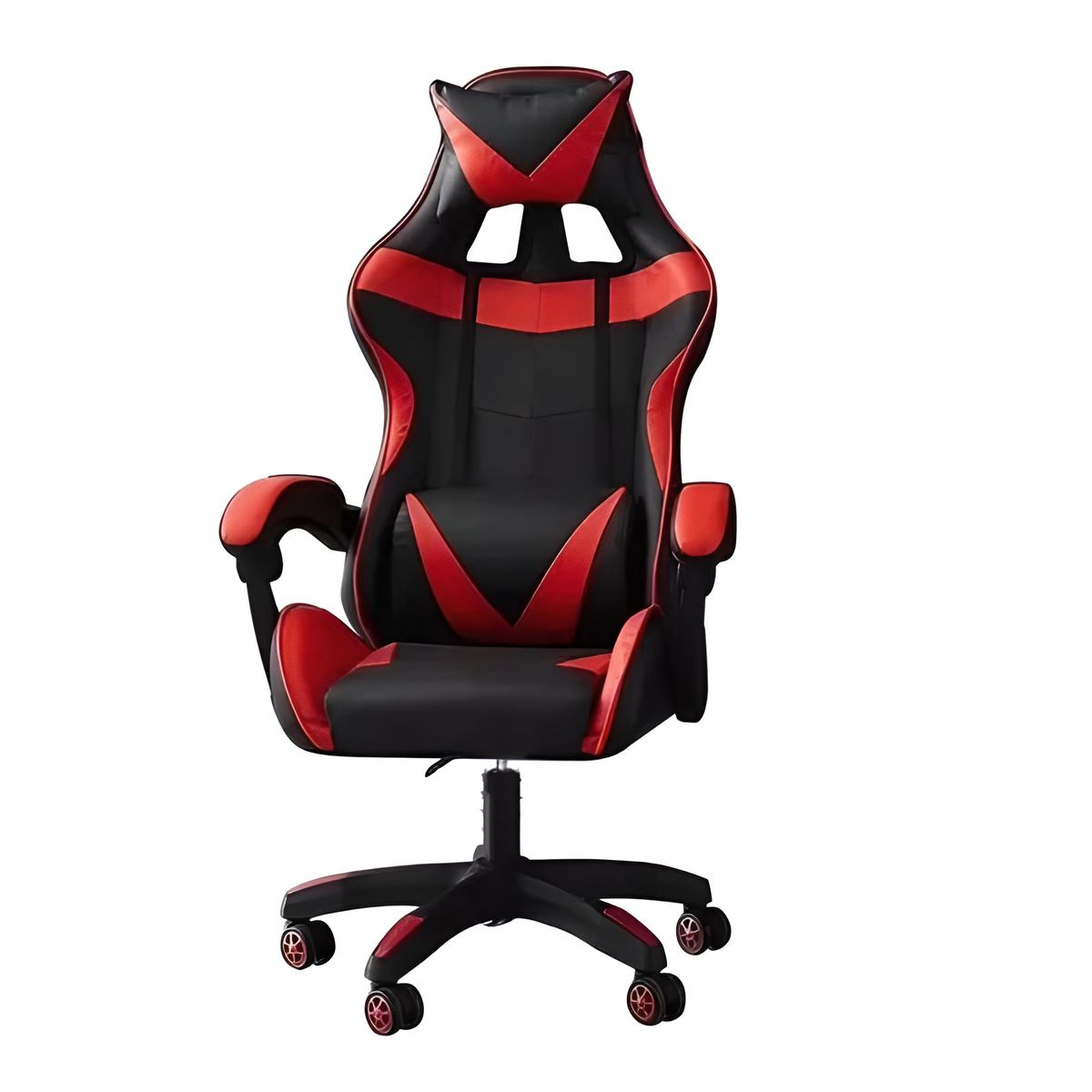 TODODESCUENTO - Silla Gamer Profesional Con Reposapies Y Base De Aluminio- ROJA