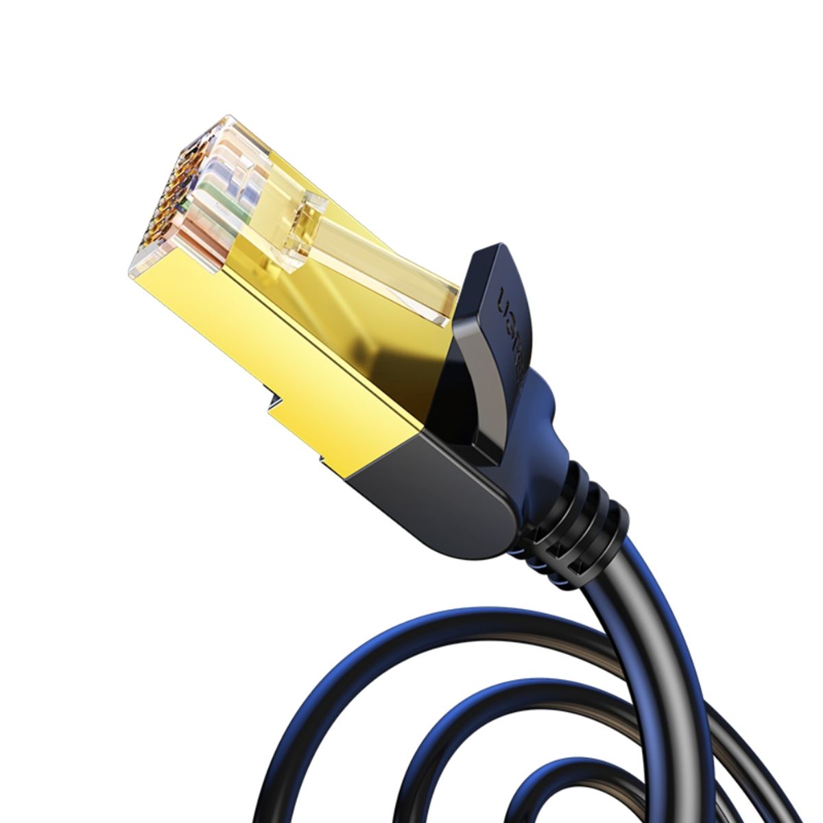 UGREEN - Cable De Red 15m Cat7 F/Ftp (10gbps) Negro Ugreen Nw107