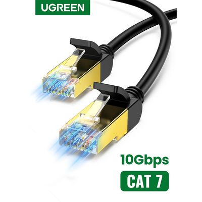 Imagen 2 del producto Cable De Red 10m Cat7 F/Ftp (10gbps) Negro Nw107