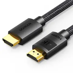 UGREEN - Cable Hdmi 1.4 4k/30hz M/M 10m Blindado Negro Hd119