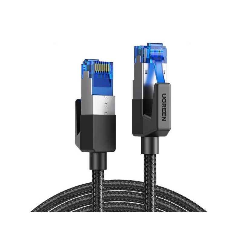 UGREEN - Cable De Red 3m Cat8 FFtp 40gbps Trenzado Negro Ugreen Nw153