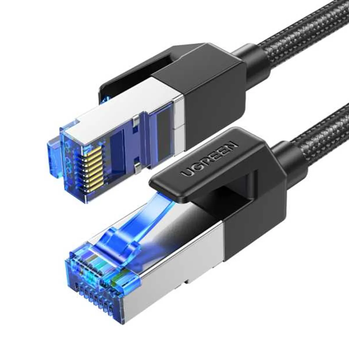 UGREEN - Cable De Red 3m Cat8 FFtp 40gbps Trenzado Negro Ugreen Nw153