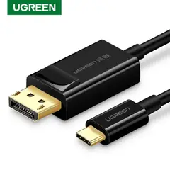 UGREEN - Cable De Video Usb-C Displayport 4k30hz 15m Blanco